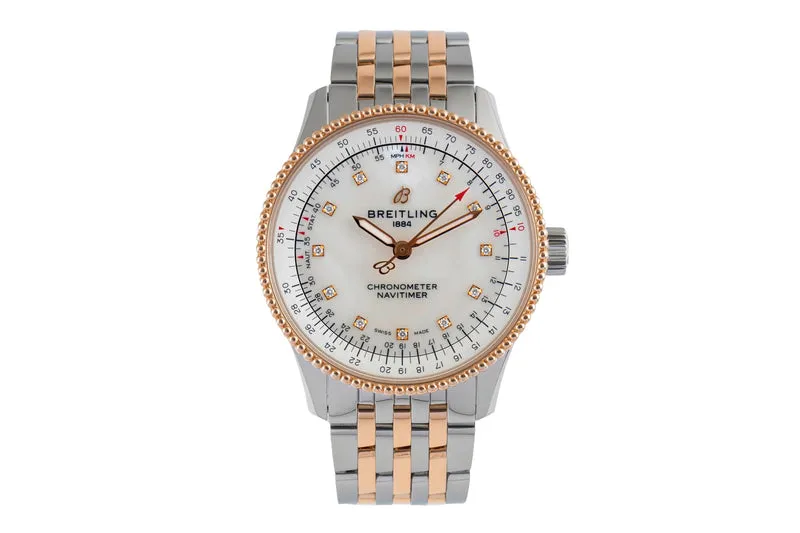 Breitling Navitimer steel / gold automatic women's watch U17395 [2504056]