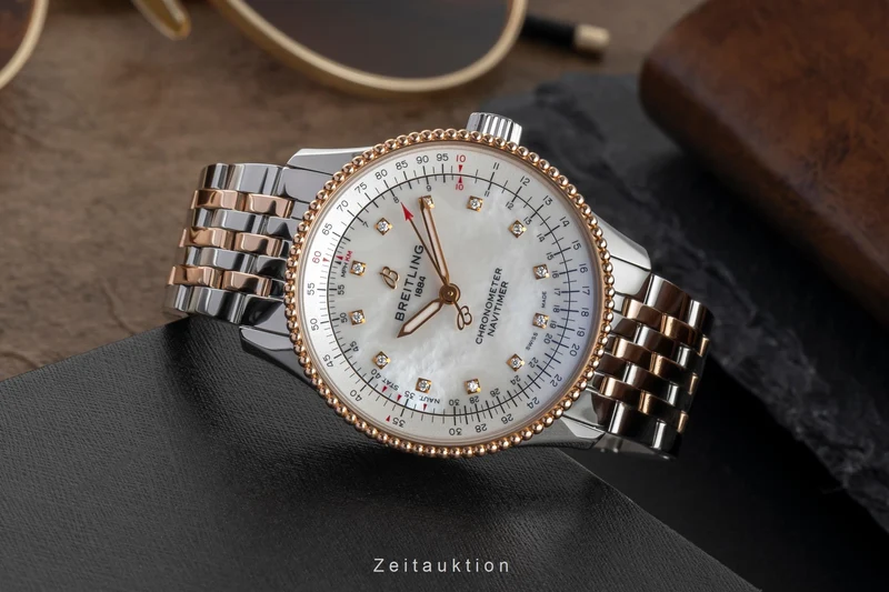 Breitling Navitimer steel / gold automatic women's watch U17395 [2504056]