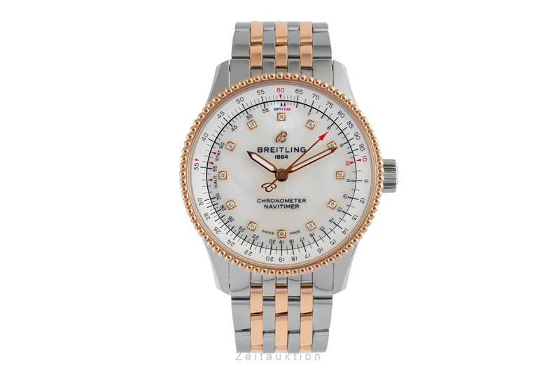 Breitling Navitimer steel / gold automatic women's watch U17395 [2504056]