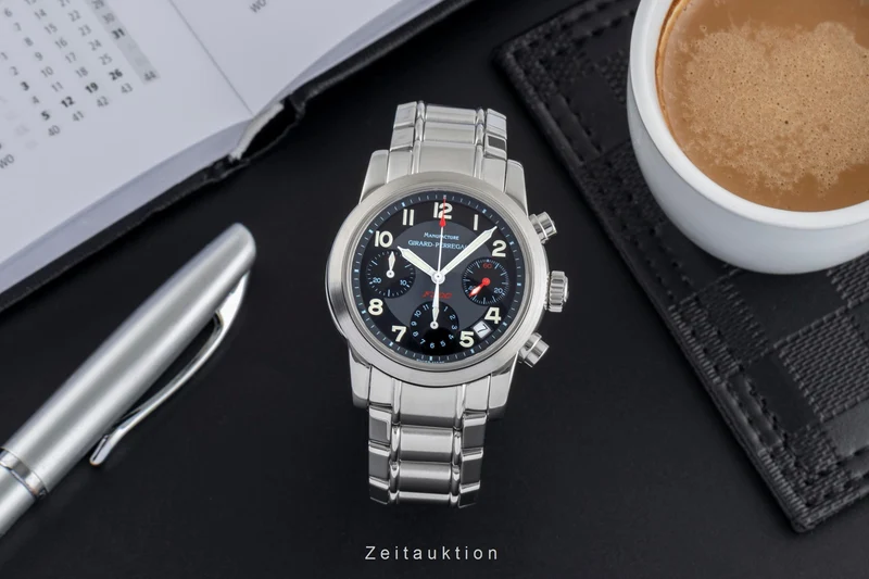 Girard Perregaux Ferrari chronograph steel automatic men's watch 8020 [2503116]
