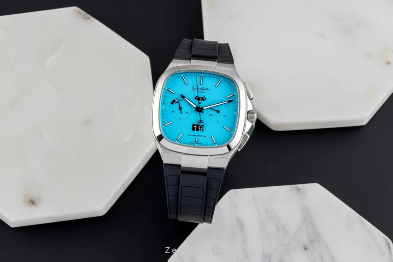Glashütte Seventies chronograph steel automatic men's watch 1-37-02-10-02-63 Limited [2504258]