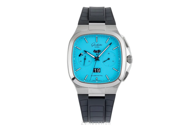 Glashütte Seventies chronograph steel automatic men's watch 1-37-02-10-02-63 Limited [2504258]
