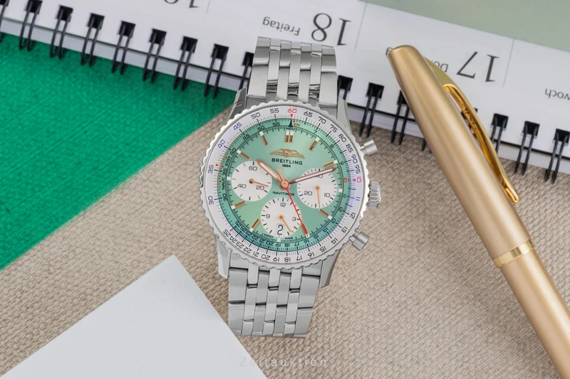 Breitling Navitimer 01 chronograph steel automatic men's watch AB0139211L1A1 LP: 9650EUR [2504173]