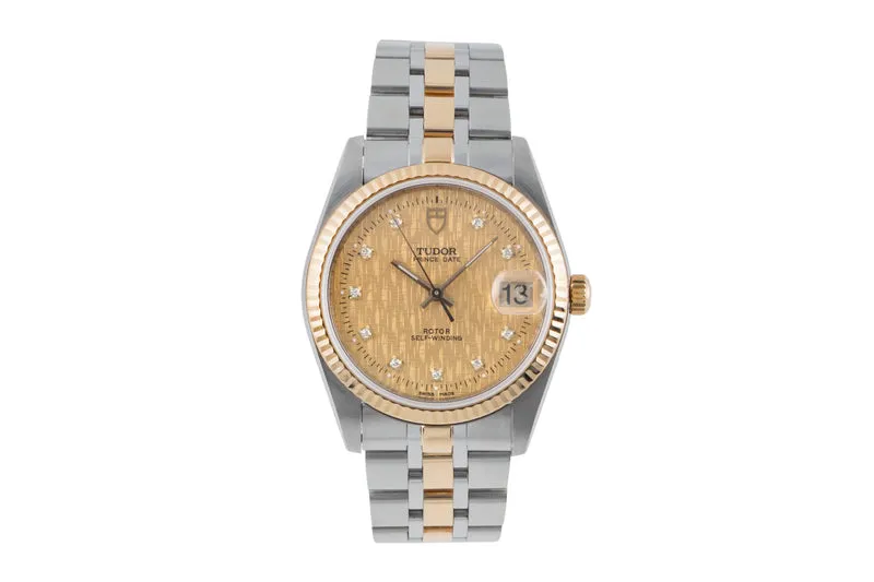 Tudor Prince Date steel / gold automatic men's watch 74033 [2503886]