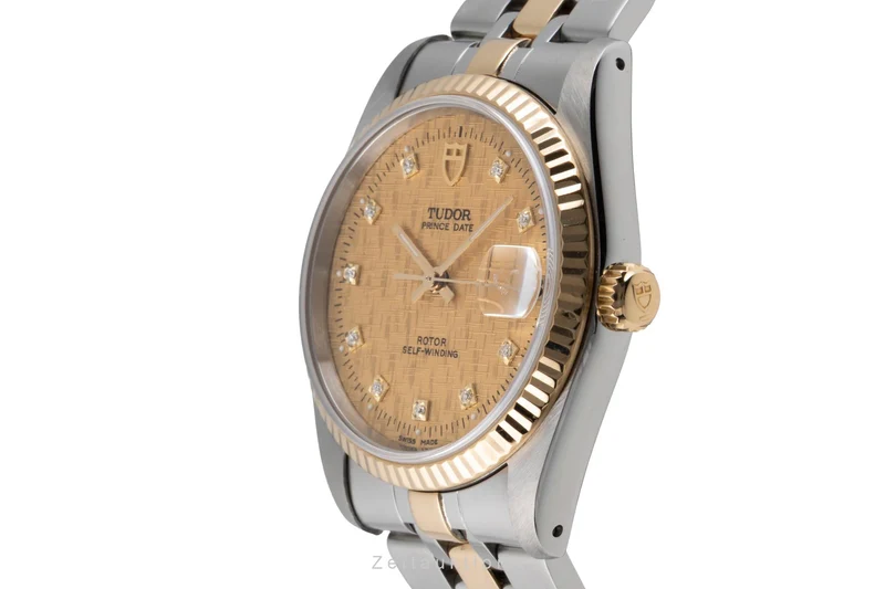 Tudor Prince Date steel / gold automatic men's watch 74033 [2503886]