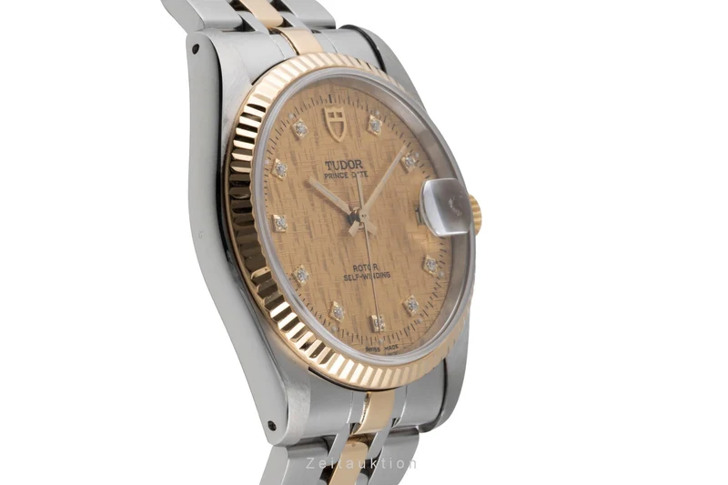 Tudor Prince Date steel / gold automatic men's watch 74033 [2503886]
