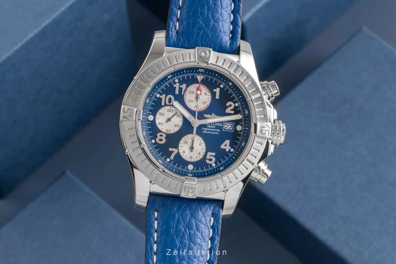 Breitling Super Avenger chronograph steel / titanium automatic men's watch A13370 [2503624]
