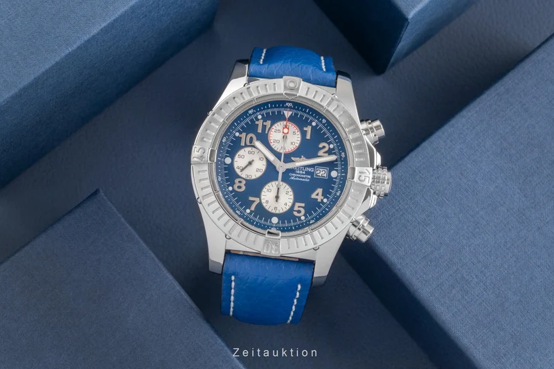 Breitling Super Avenger chronograph steel / titanium automatic men's watch A13370 [2503624]