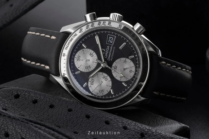 Omega Speedmaster chronograph steel automatic men's watch 3513.50.00 LP: 6100EUR [2503639]