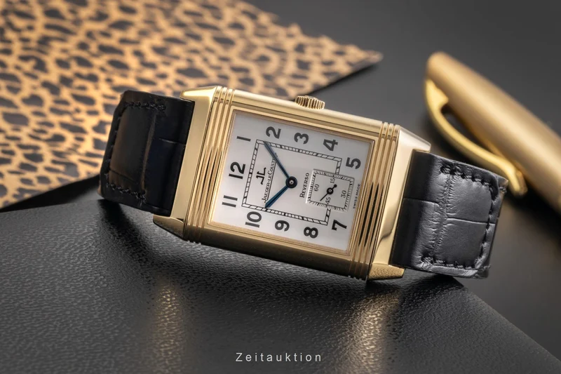 Jaeger LeCoultre Reverso 18 ct gold manual winding men's watch QA270102 270.1.62 [2502906]