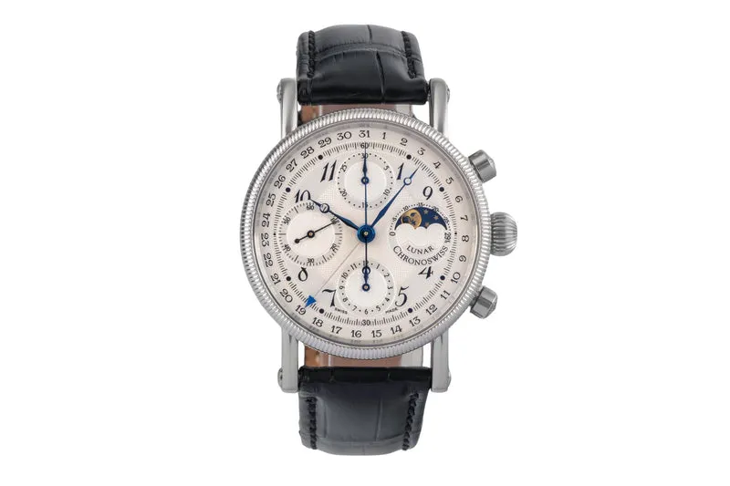 Chronoswiss Lunar chronograph steel automatic men's watch CH7523L [2504199]