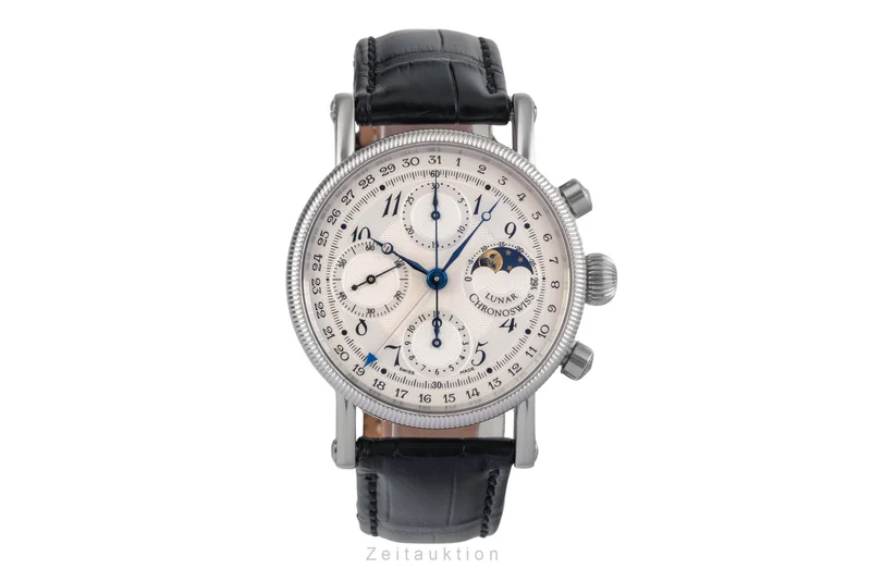 Chronoswiss Lunar chronograph steel automatic men's watch CH7523L [2504199]