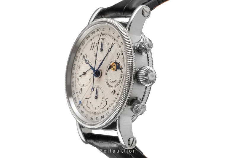 Chronoswiss Lunar chronograph steel automatic men's watch CH7523L [2504199]