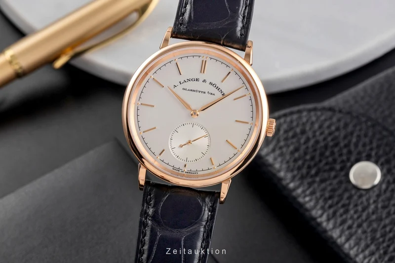 A. Lange & Söhne Saxonia 18 ct red gold automatic men's watch 380.032 [2504221]
