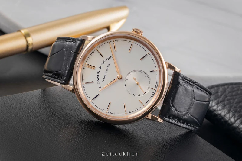 A. Lange & Söhne Saxonia 18 ct red gold automatic men's watch 380.032 [2504221]