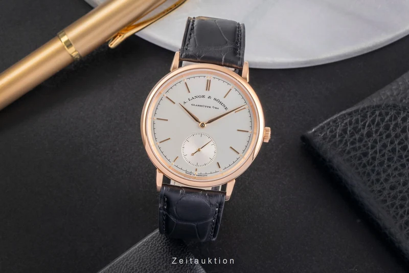 A. Lange & Söhne Saxonia 18 ct red gold automatic men's watch 380.032 [2504221]