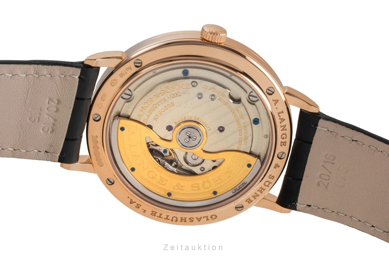 A. Lange & Söhne Saxonia 18 ct red gold automatic men's watch 380.032 [2504221]
