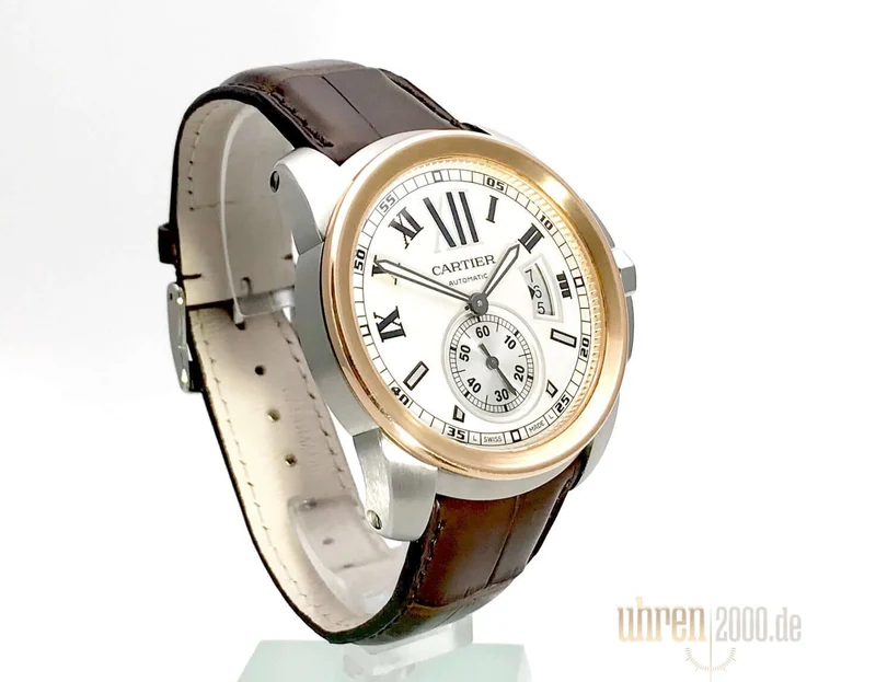 Cartier Calibre de Cartier Edelstahl - Rotgold W7100039 aus 2012
