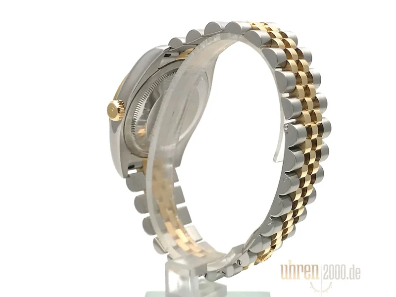 Rolex Datejust 36 116233 Schwarz Jubile-Band aus 2006 LC100