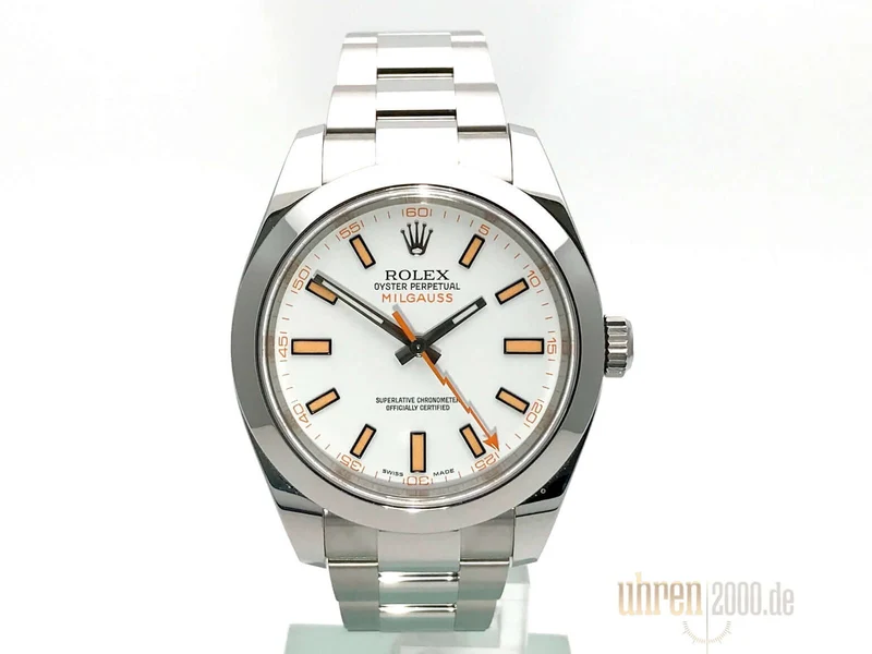 Rolex Milgauss 116400 weißes Zifferblatt aus 2018