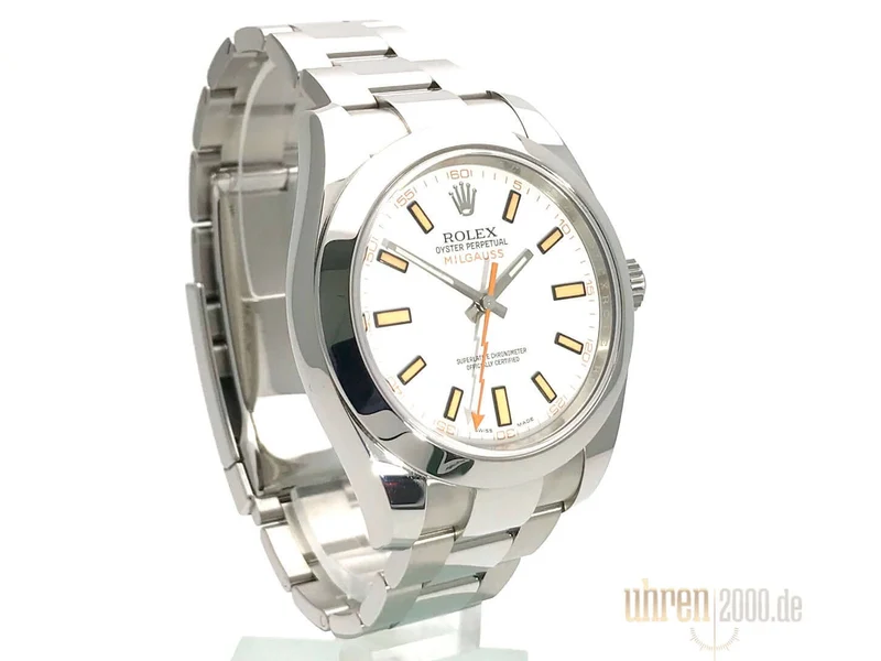 Rolex Milgauss 116400 weißes Zifferblatt aus 2018