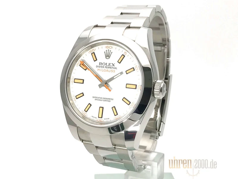 Rolex Milgauss 116400 weißes Zifferblatt aus 2018