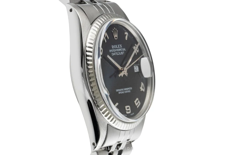 Rolex Datejust steel / white gold automatic men's watch 16014 [2503487]