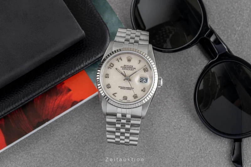 Rolex Datejust steel / white gold automatic men's watch 16234 [2503428]