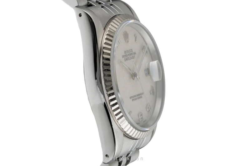 Rolex Datejust steel / white gold automatic men's watch 16234 [2503428]