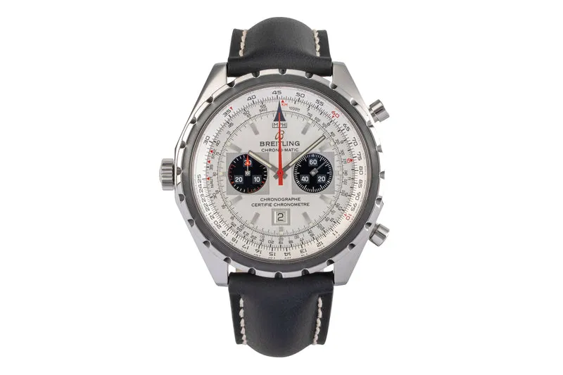 Breitling Chrono-Matic chronograph steel automatic men's watch A41360 [2501866]