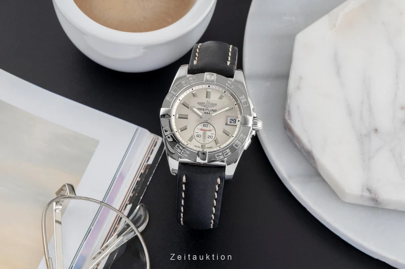 Breitling Galactic steel automatic men's watch A37330 [2503378]
