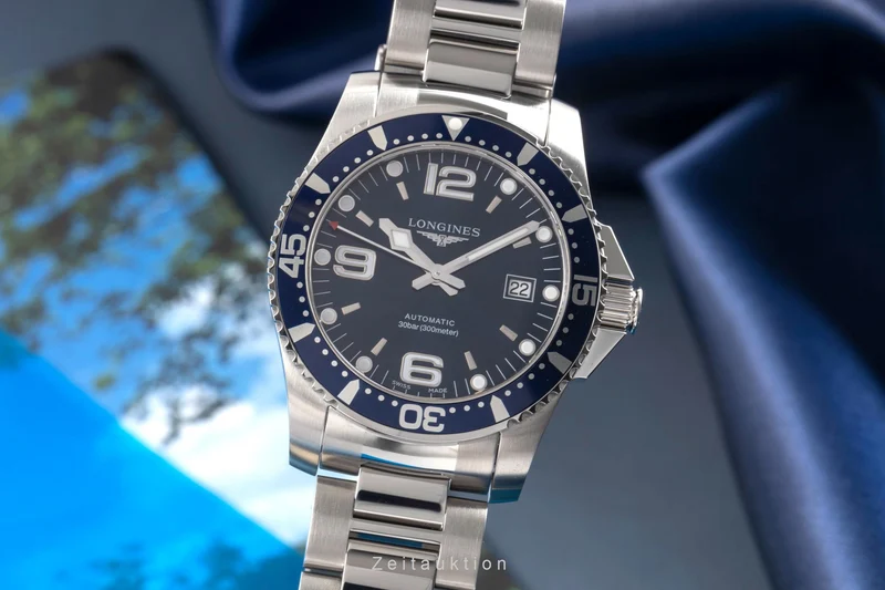 Longines Hydro Conquest steel automatic men's watch L3.742.4.96.6 [2503577]