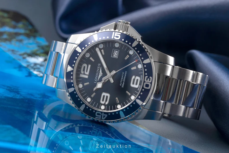 Longines Hydro Conquest steel automatic men's watch L3.742.4.96.6 [2503577]
