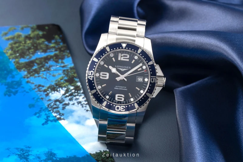 Longines Hydro Conquest steel automatic men's watch L3.742.4.96.6 [2503577]