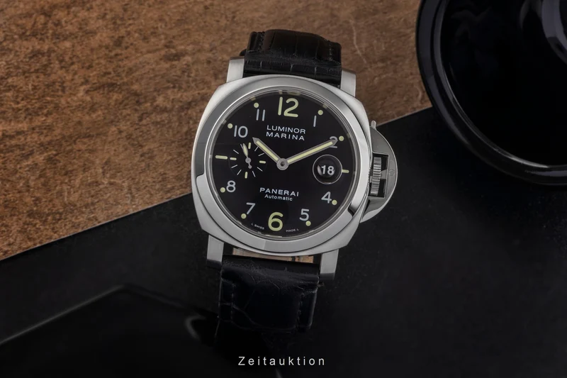 Panerai Luminor Marina steel automatic men's watch PAM00164 LP: 8900EUR [2502807]