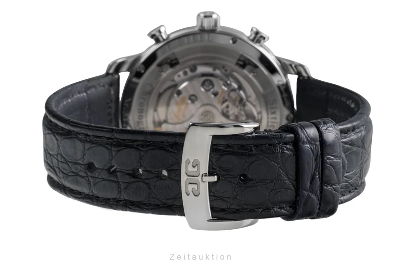 Glashütte Sixties chronograph steel automatic men's watch 1-39-34-03-22-04 LP: 8800EUR [2503849]