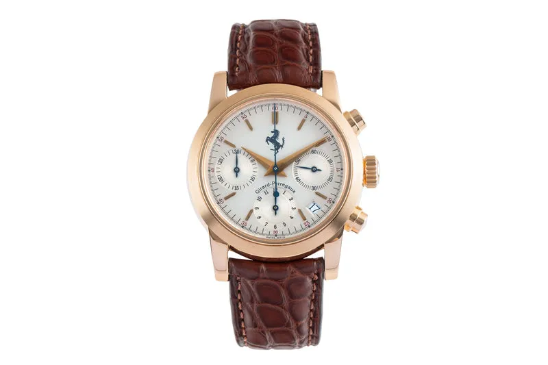 Girard Perregaux Ferrari chronograph 18 ct red gold automatic men's watch 8020 [2503875]