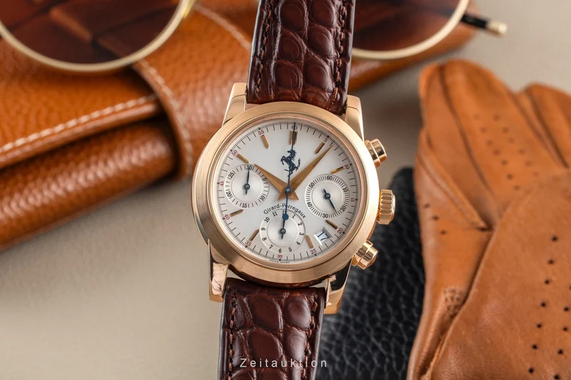 Girard Perregaux Ferrari chronograph 18 ct red gold automatic men's watch 8020 [2503875]