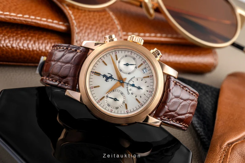 Girard Perregaux Ferrari chronograph 18 ct red gold automatic men's watch 8020 [2503875]