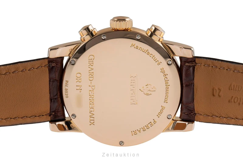 Girard Perregaux Ferrari chronograph 18 ct red gold automatic men's watch 8020 [2503875]