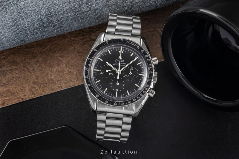 Omega Speedmaster Moonwatch chronograph steel manual winding men's watch 145.022 [2503777]
