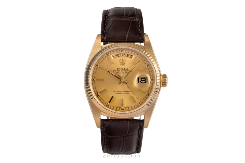 Rolex Day-Date 18 ct gold automatic men's watch 18038 [2503881]