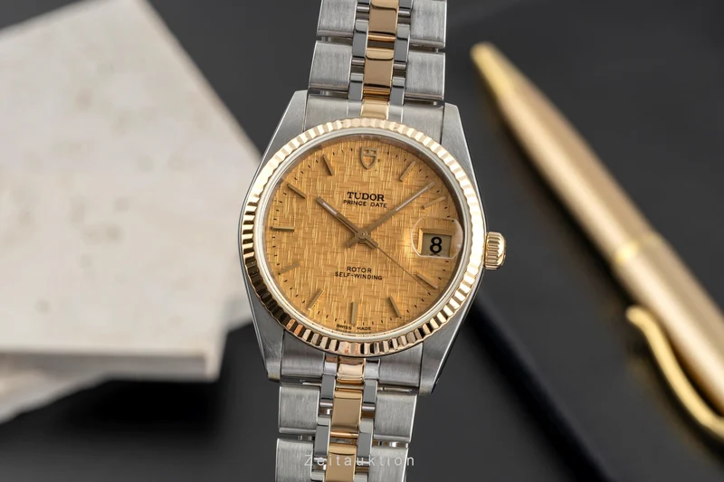 Tudor Prince Date steel / gold automatic men's watch 74033 [2503774]