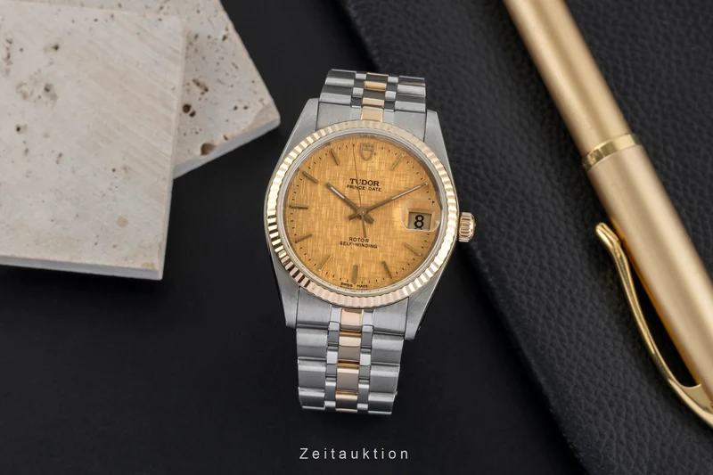 Tudor Prince Date steel / gold automatic men's watch 74033 [2503774]