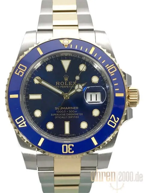 Rolex Submariner Date Edelstahl Gelbgold 116613LB aus 2017 LC100