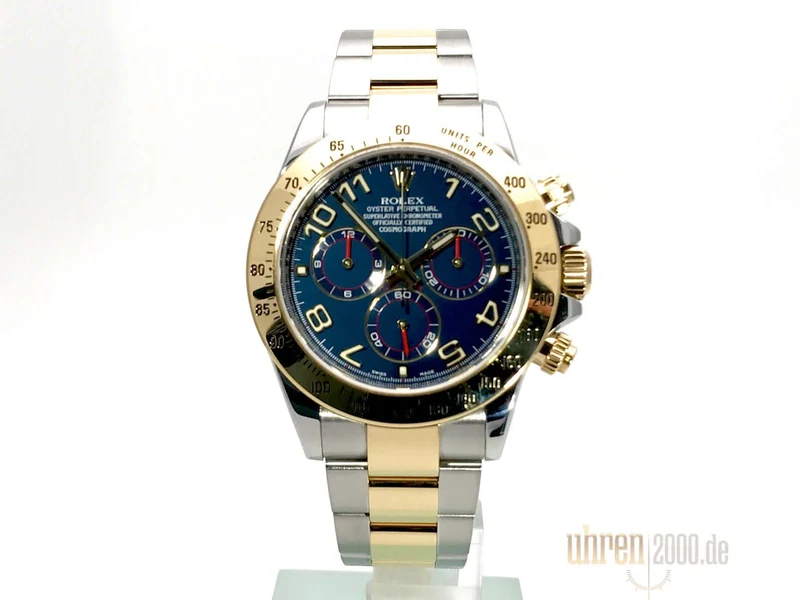 Rolex Daytona Cosmograph 116523 Blau Arabisch aus 2012 LC100