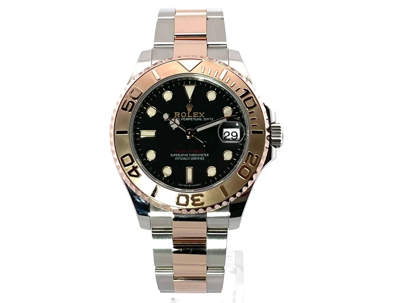 Rolex Yacht-Master 37 Edelstahl Everose-Gold 268621 Schwarz