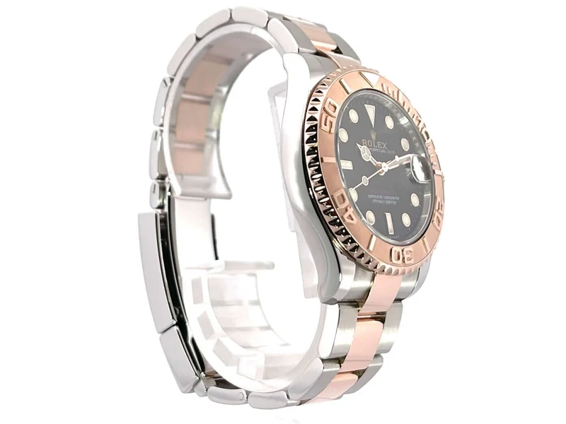 Rolex Yacht-Master 37 Edelstahl Everose-Gold 268621 Schwarz