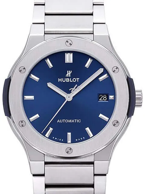 Hublot Classic Fusion Blue Titanium Bracelet 510.NX.7170.NX