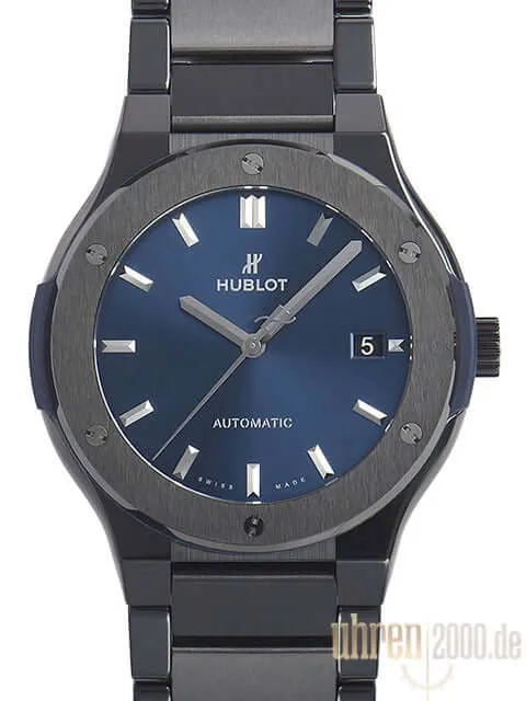 Hublot Classic Fusion Ceramic Blue Bracelet 510.CM.7170.CM